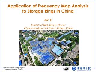 Application of Frequency Map Analysis to Storage Rings in China