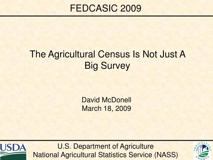 u s department of agriculture national agricultural statistics service nass