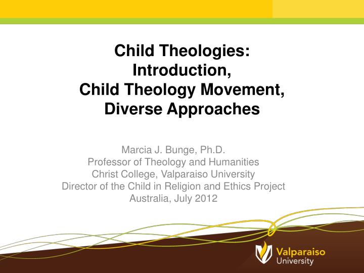 child theologies introduction child theology movement diverse approaches