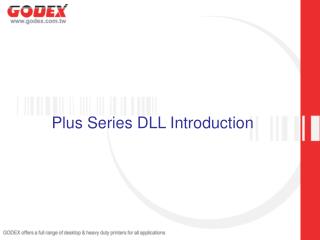 Plus Series DLL Introduction