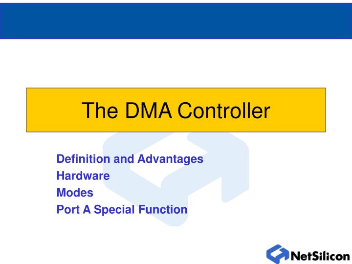 the dma controller
