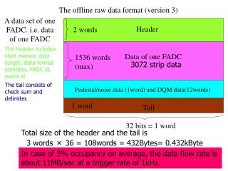 The offline raw data format (version 3)