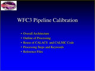 WFC3 Pipeline Calibration