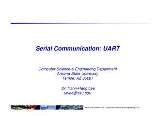 Serial Communication: UART