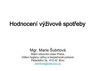hodnocen v ivov spot eby