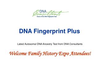 DNA Fingerprint Plus