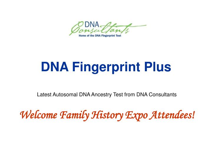 dna fingerprint plus