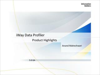 iWay Data Profiler