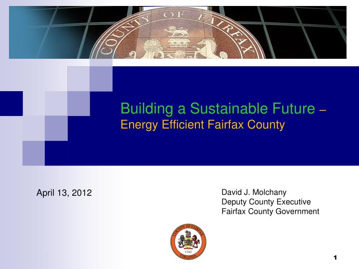building a sustainable future energy efficient fairfax county