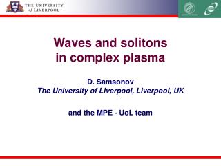 Waves and solitons in complex plasma