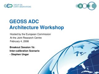 GEOSS ADC Architecture Workshop