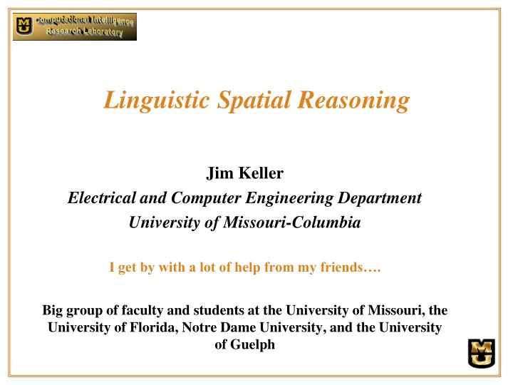 linguistic spatial reasoning