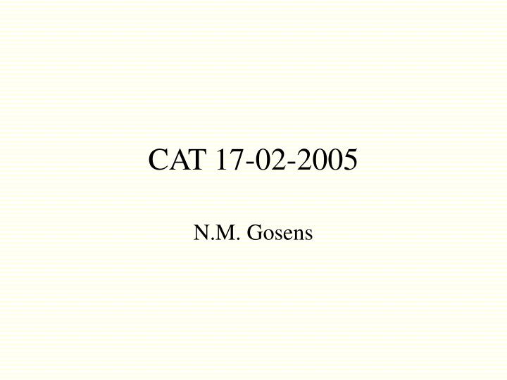cat 17 02 2005