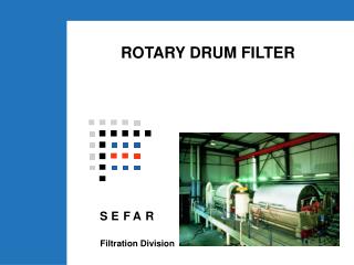 ROTARY DRUM FILTER