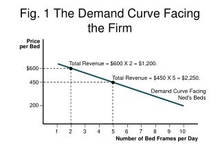 Fig. 1 The Demand Curve Facing the Firm