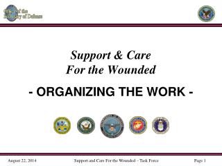 support care for the wounded organizing the work