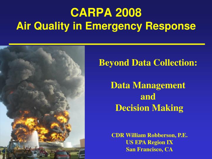carpa 2008 air quality in emergency response