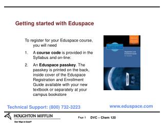 Getting started with Eduspace