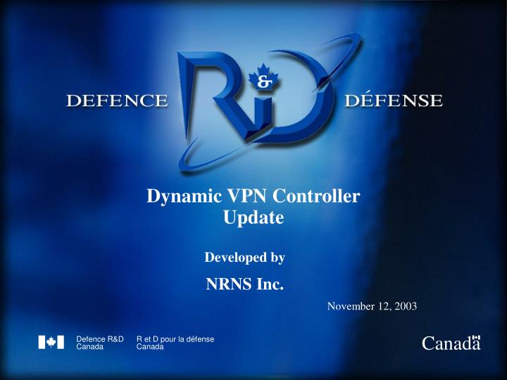 dynamic vpn controller update
