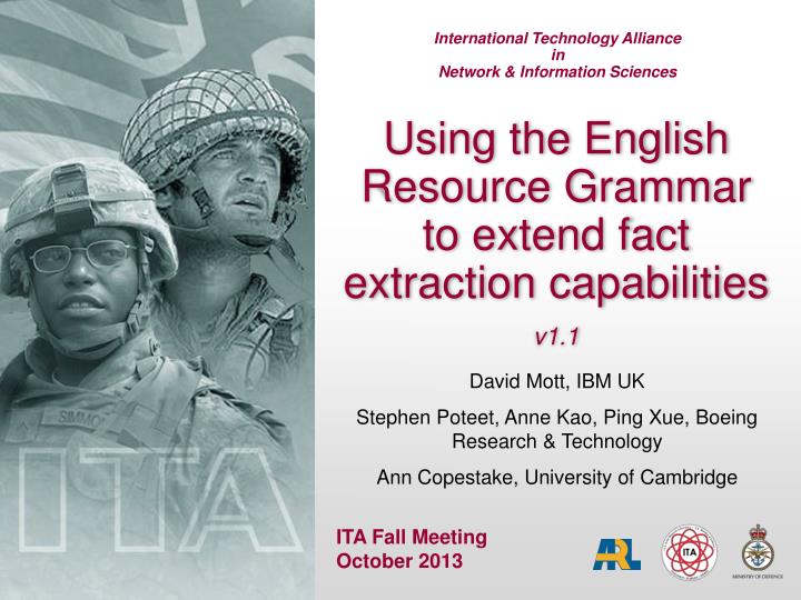 using the english resource grammar to extend fact extraction capabilities