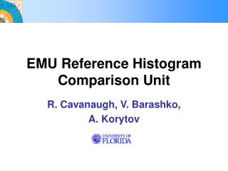 EMU Reference Histogram Comparison Unit
