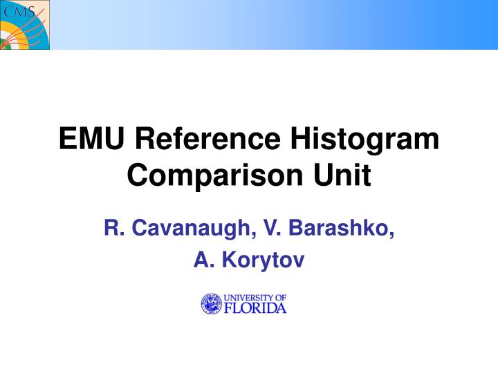 emu reference histogram comparison unit