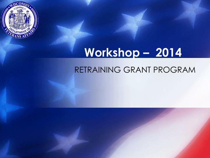 retraining grant program