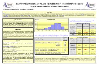 DIABETIC MACULAR OEDEMA AND RELATED SIGHT LOSS AT FIRST SCREENING FOR EYE DISEASE