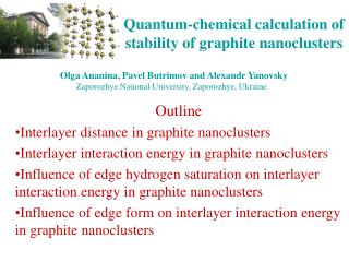 Quantum-chemical calculation of stability of graphite nanoclusters