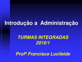introdu o a administra o