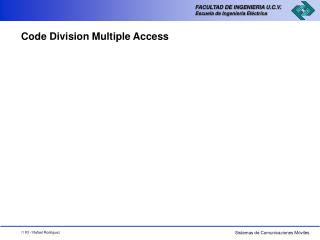 code division multiple access