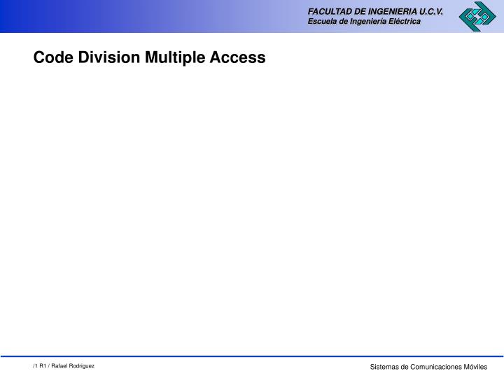 code division multiple access