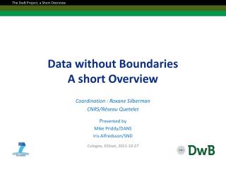 Data without Boundaries A short Overview