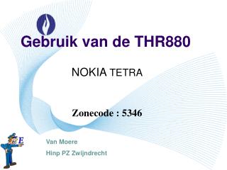 gebruik van de thr880