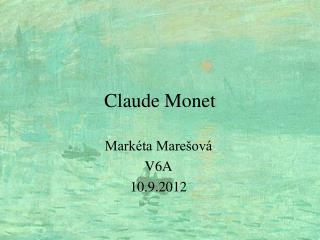 claude monet