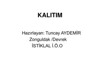 kalitim
