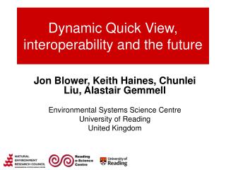 Dynamic Quick View, interoperability and the future