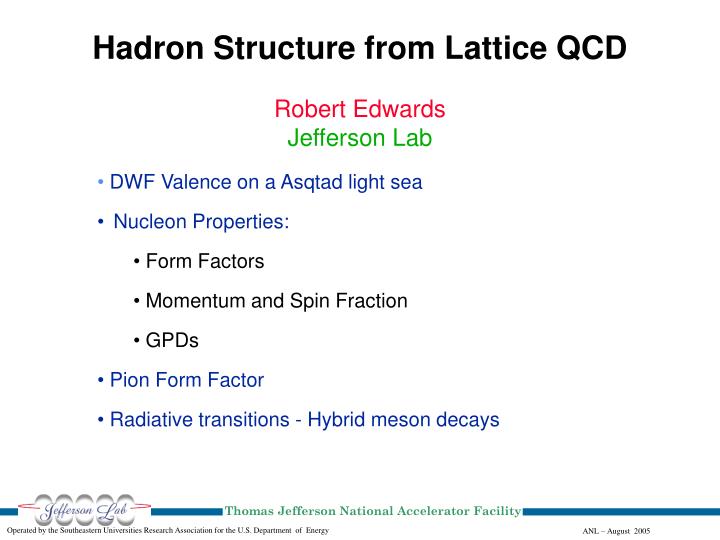 hadron structure from lattice qcd