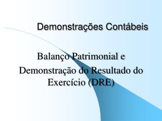 demonstra es cont beis
