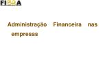 Administração Financeira nas empresas - slide 1