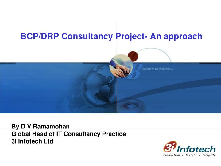 bcp drp consultancy project an approach