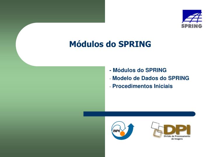 m dulos do spring modelo de dados do spring procedimentos iniciais