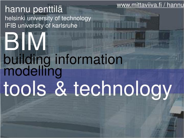bim building information modelling tools technology