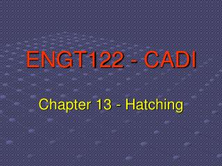ENGT122 - CADI