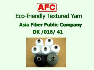 Eco-friendly Textured Yarn
