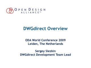 DWGdirect Overview