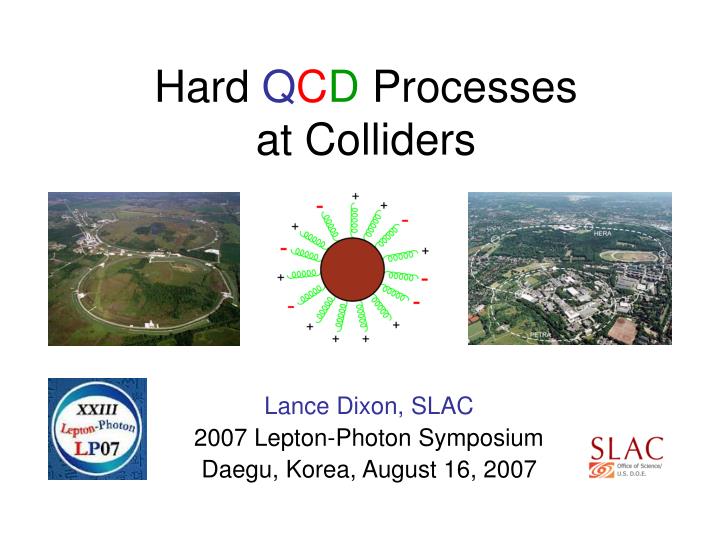 hard q c d processes at colliders
