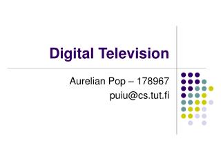 digital television