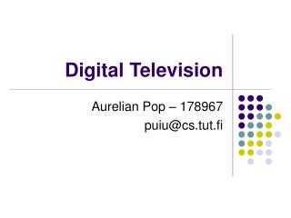 Digital Television