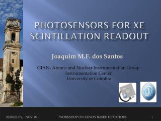 Photosensors for xe scintillation readout